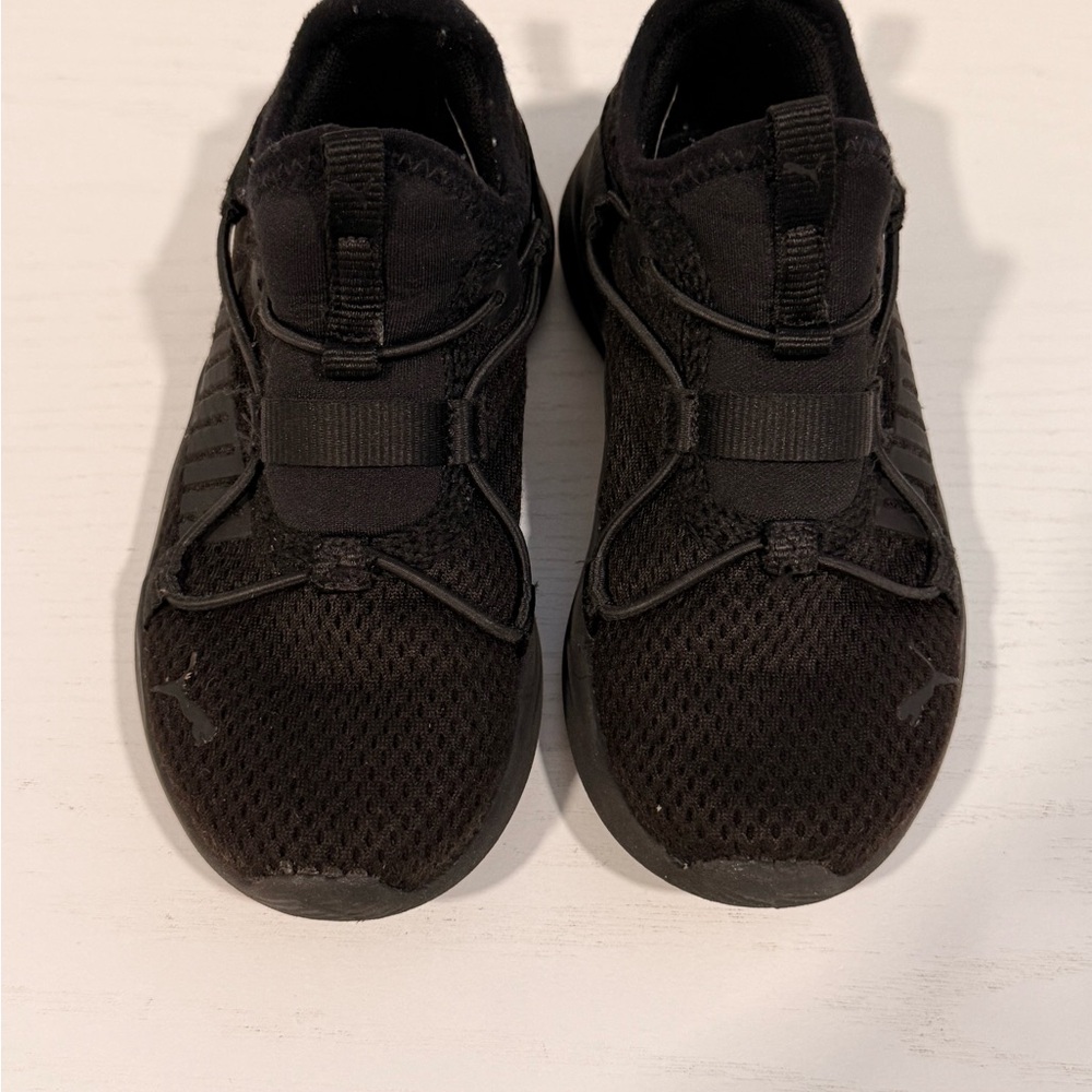 Puma Kids Black Sneakers